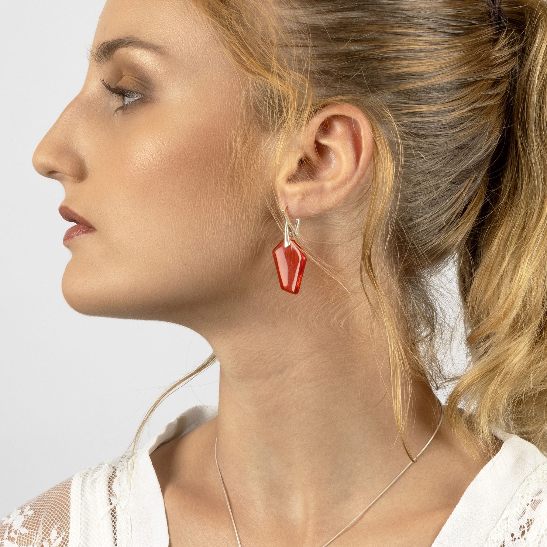 Boucles d’oreilles orange